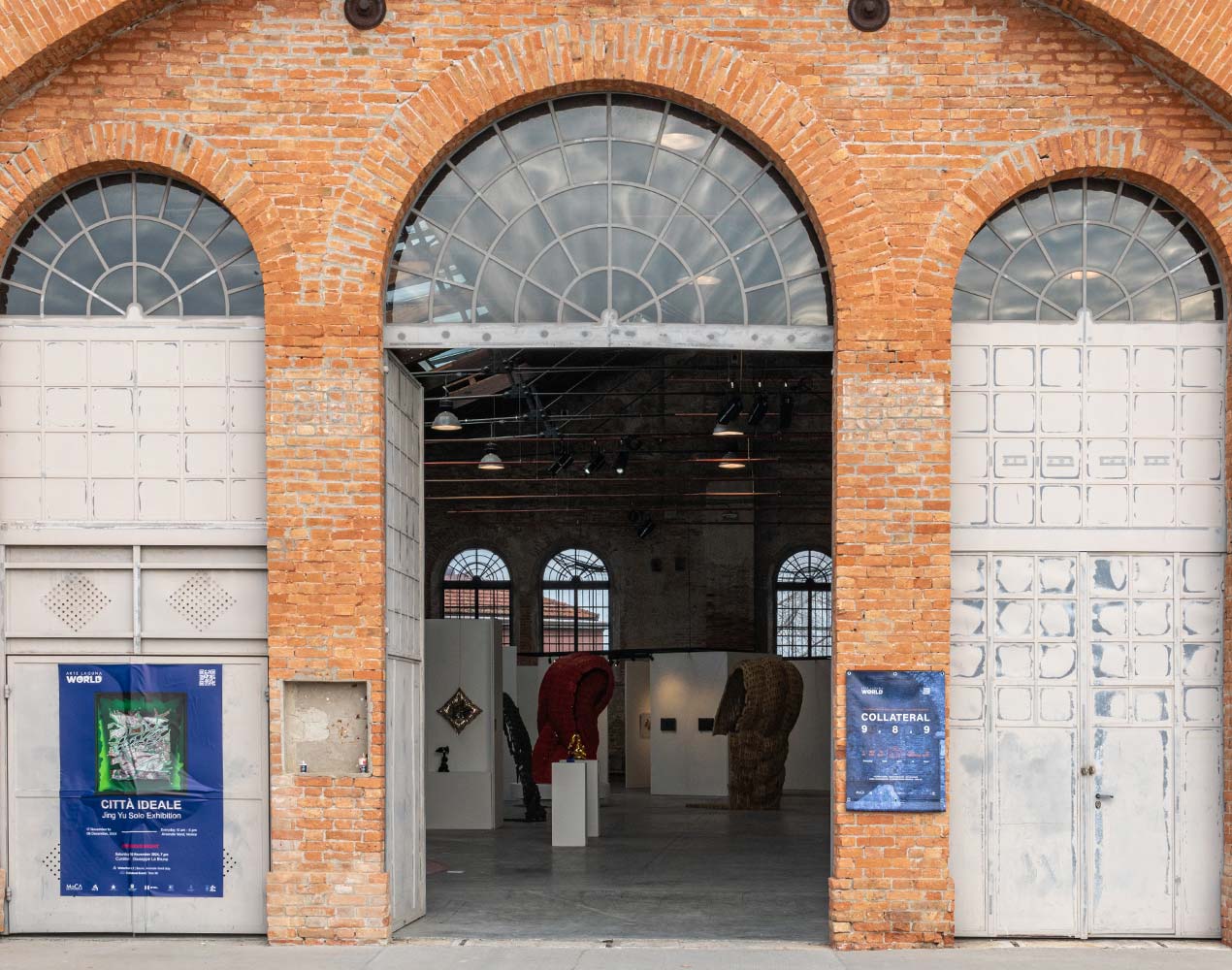 Exhibition spaces at Arsenale Nord in Venice.
