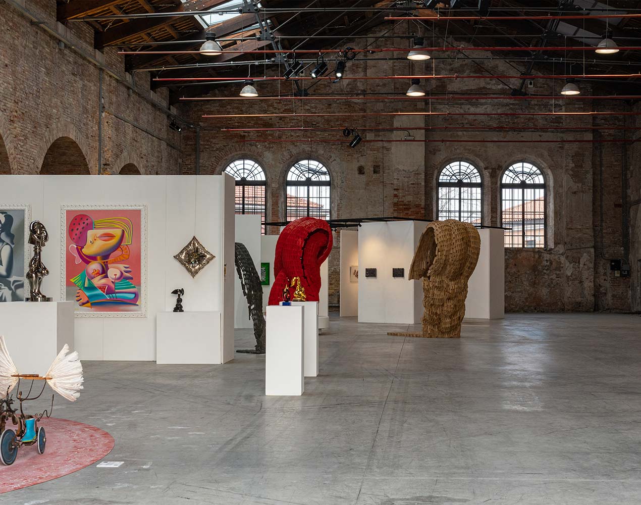 Exhibition spaces at Arsenale Nord in Venice.